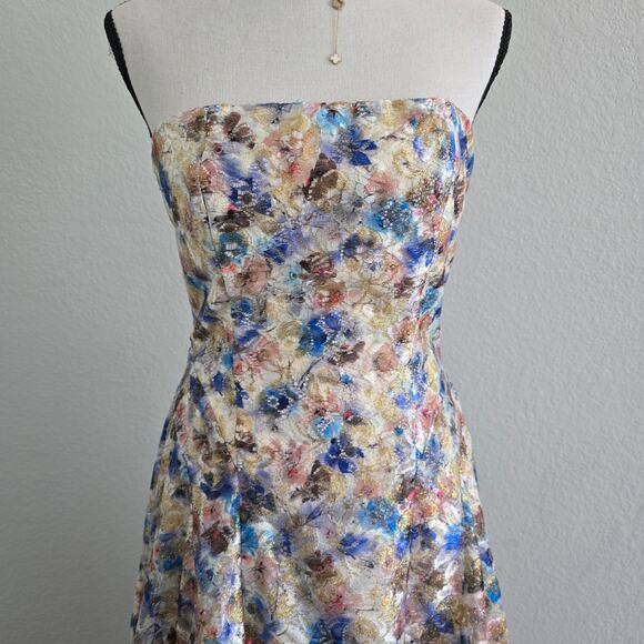 Alice + Olivia Floral Maxi Dress - Multicolor - Picture 2 of 14